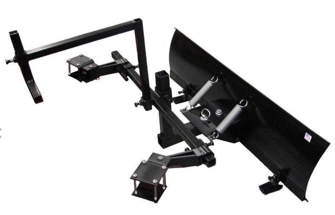 Country Manufacturing 4 ft Wide Zero Turn Snowplow Kit with Mounting Bar Included This Made in USA Universal Heavy Duty Zero Turn Mower Plow Kit Comes with All Hardware Included.