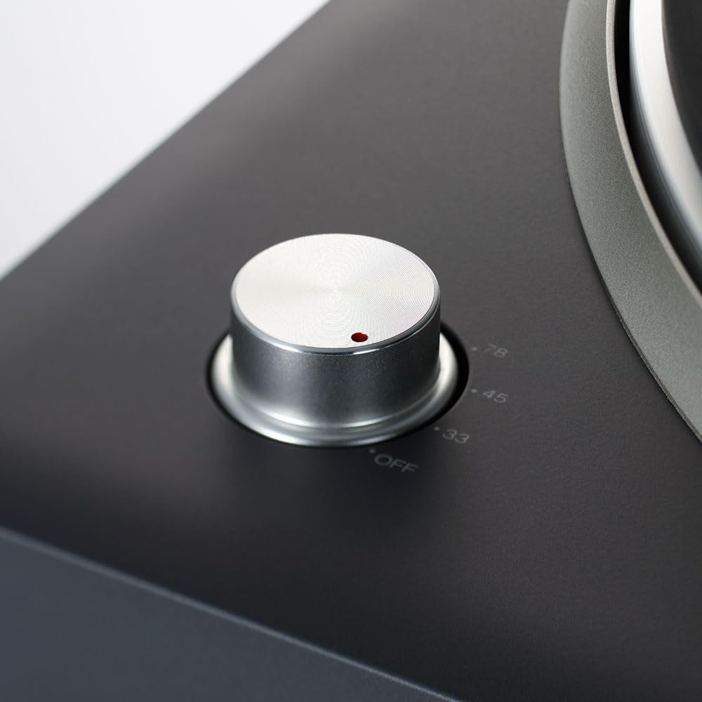 Denon DP-500BT Hi-Fi Bluetooth Turntable, Semi-Automatic Operation, Black
