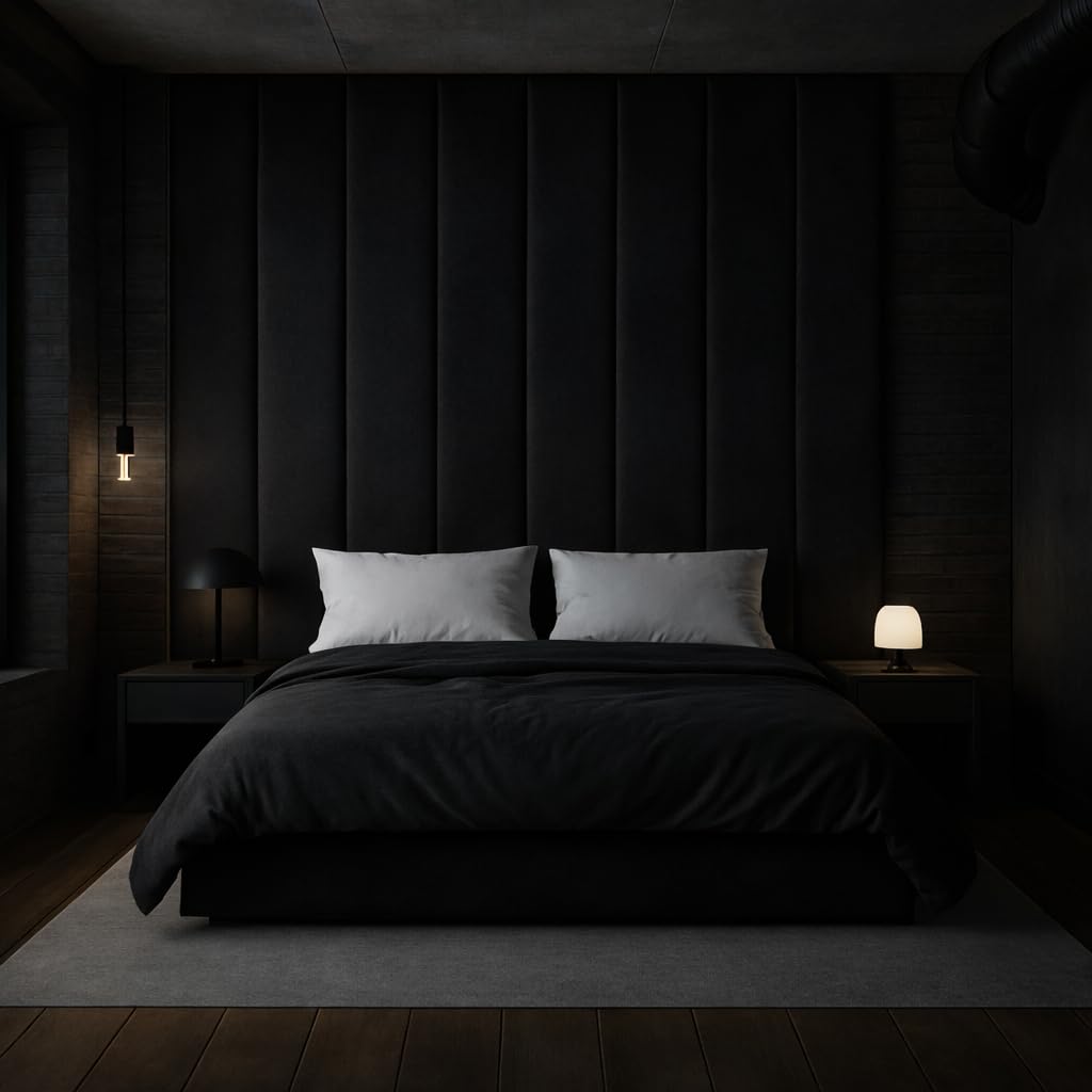 BMD Studio Wall Mounted Fabric Upholstered Headboard Panels, Vertical Wall Panels, Made to Order (Specialty Size)