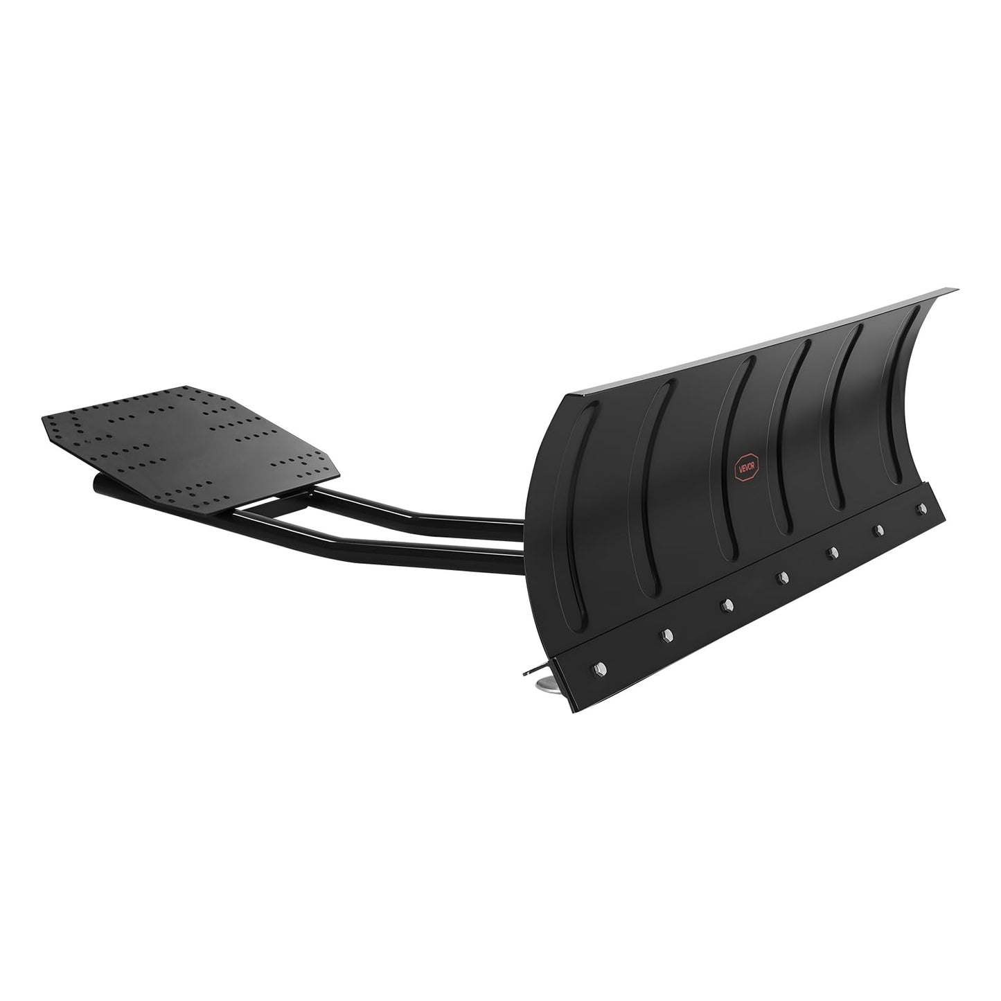 VEVOR Snow Plow Kit, 48in Universal Snow Plow Attachment, Height & Left-Right Adjustable, Quick to Detach, Steel ATV Scrape Blade, 3 Mount Options, Efficient Snows Clearing, for Most ATVs & UTVs