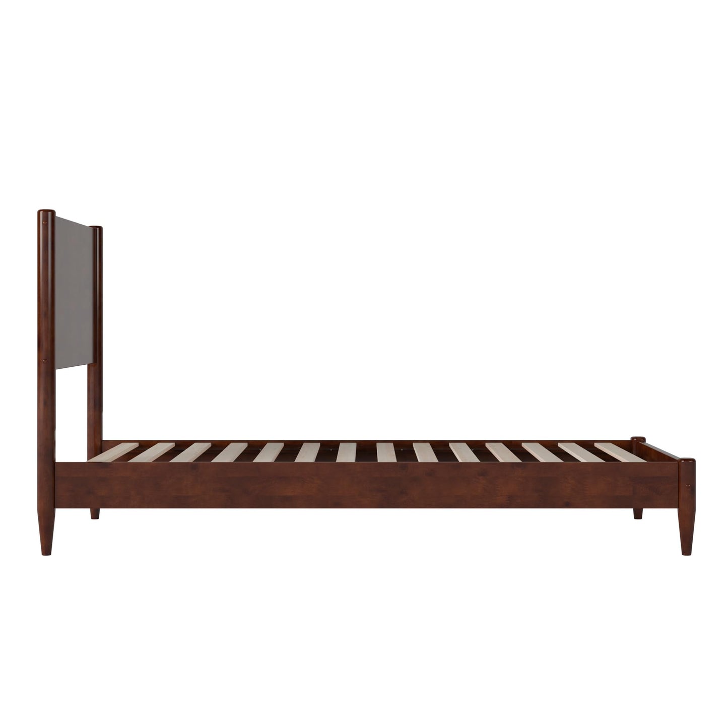 AFI, Pasadena Twin XL Solid Wood Low Profile Platform Bed, Walnut