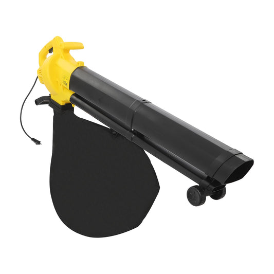 3000W Leaf Blower Vacuum, Corded Electric Blower with 167.77mi/h Wind Speed, 16:1 Leaf Mulcher, 9.25Gal Collection Bag, for Yard Garden Park Debris