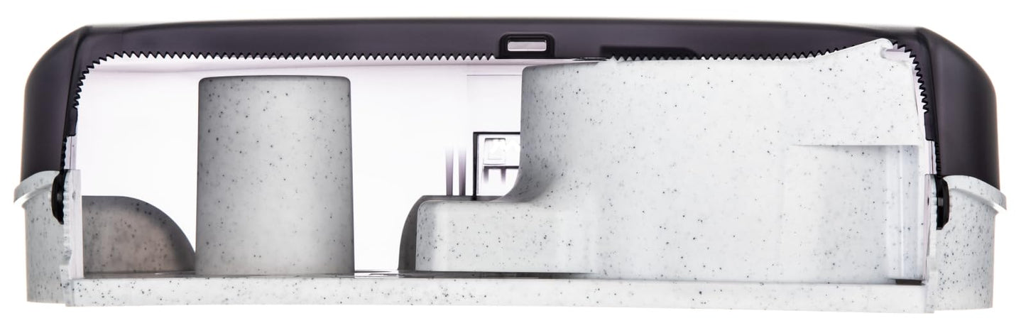 SJMR4000TBK - San Jamar Twin Roll Jumbo Tissue Dispenser