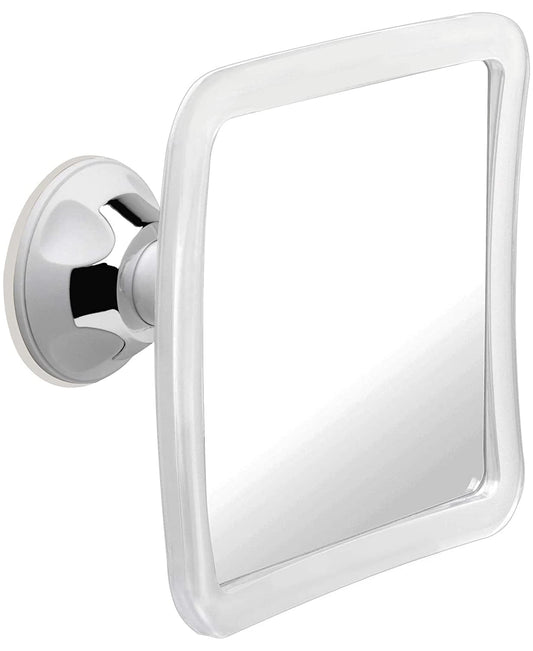 MIRRORVANA Fogless Shower Mirror for Shaving, 6.3" x 6.3" (Clear)