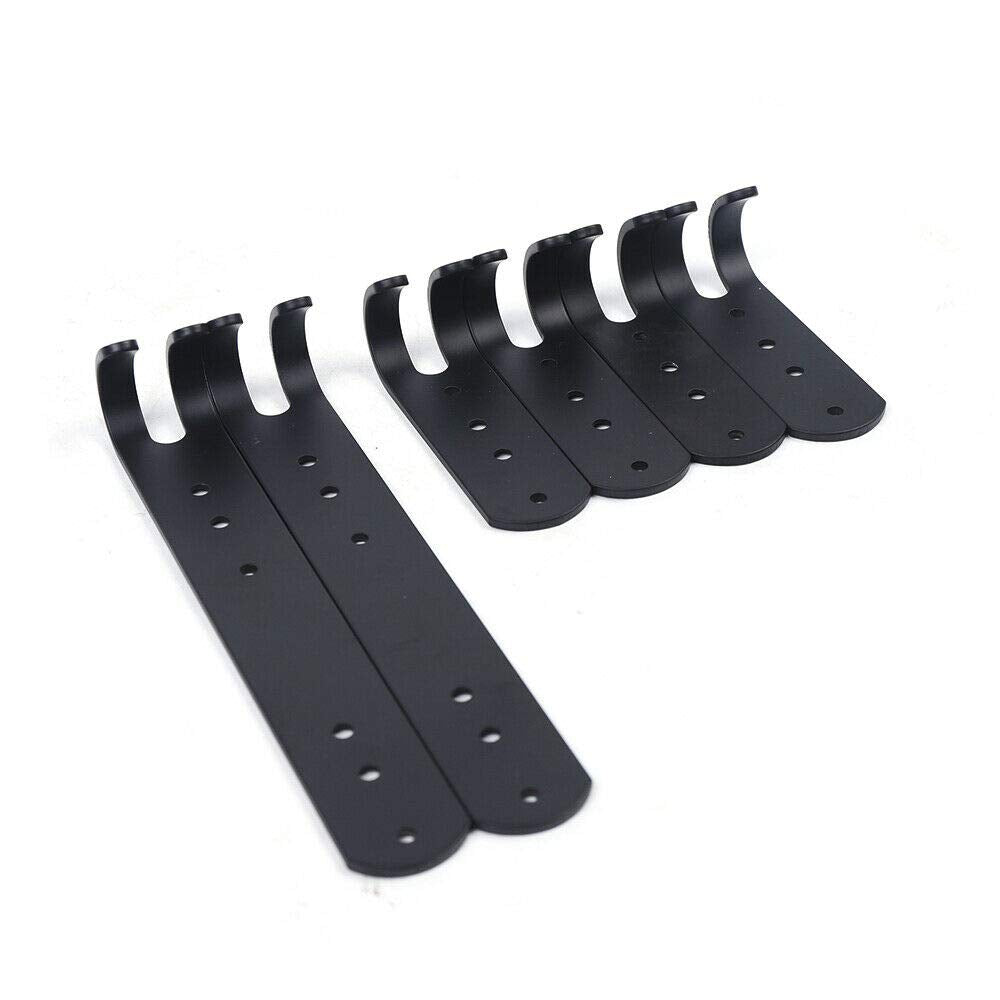 Aluminum Bathroom Hardware Set, 9-Piece Bath Accessories Set Wall Punched for bathroom, Toilet etc