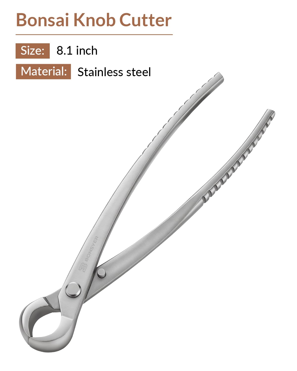 Bonsai Tool Set 6PCS with Wood Box– Concave Cutter, Knob Cutter, Pruning Shears, Trunk Splitter, Root Rake & Precision Tweezers – Professional Stainless Steel Bonsai Tools for Pruning & Repotting