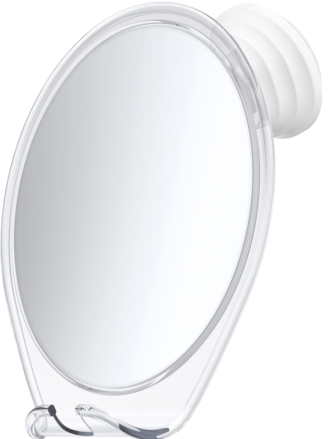 HONEYBULL Fogless Shower Mirror for Shaving with Suction Mount, White