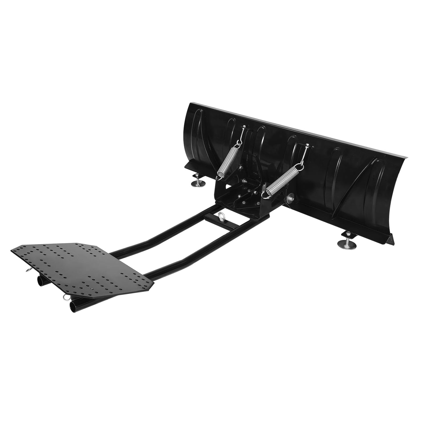 VEVOR Snow Plow Kit, 48in Universal Snow Plow Attachment, Height & Left-Right Adjustable, Quick to Detach, Steel ATV Scrape Blade, 3 Mount Options, Efficient Snows Clearing, for Most ATVs & UTVs