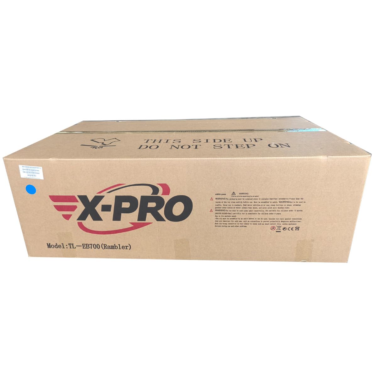 X-PRO Rambler 700W Brushless Electric Kid Go Kart Rambler 350w*2 Racing Drifting Go Karts (Yellow/Black)