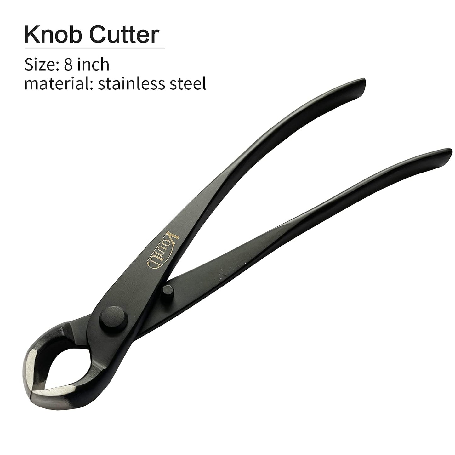VOUIU 5-Piece Bonsai Tool Set,Knob Cutter,Concave Cutter,Wire Cutter,Jin Pliers,Bonsai Scissors