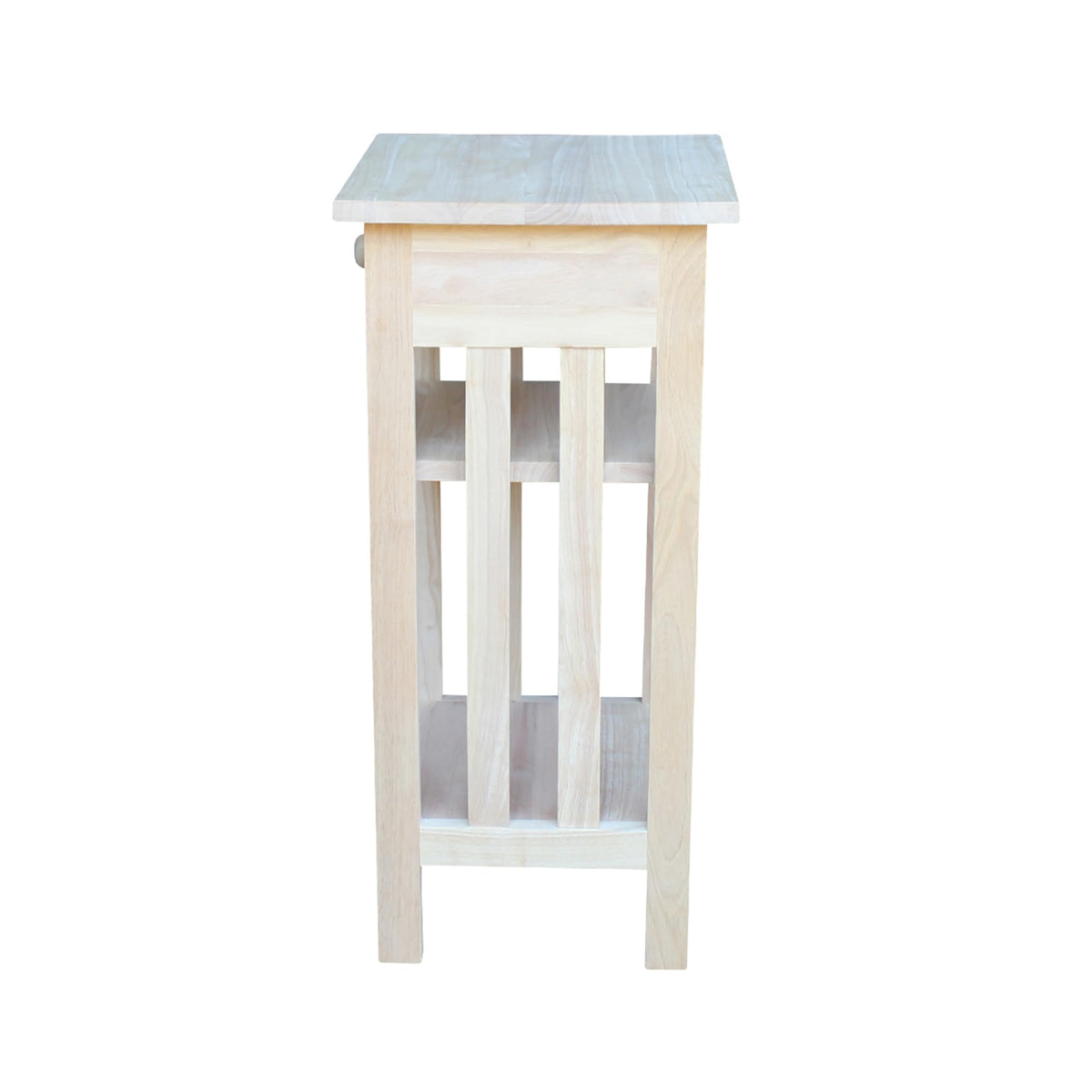 International Concepts Unfinished Mission Telephone Stand