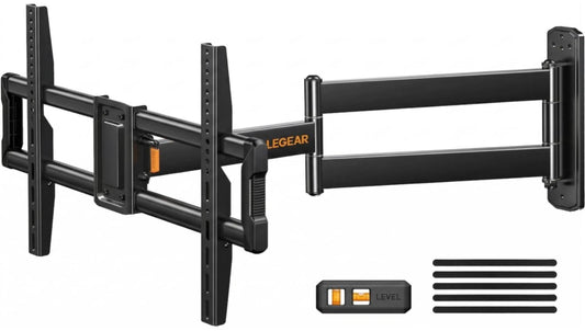 Perlegear Corner TV Wall Mount Long Arm TV Mount Bracket for 37-75 Inch TVs