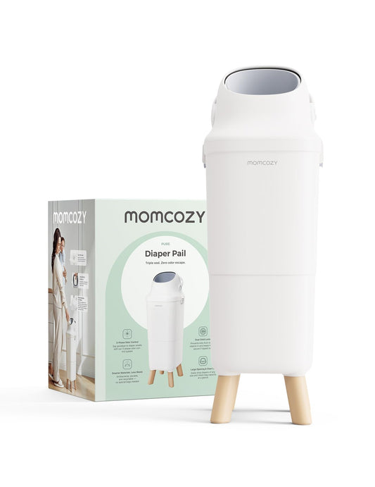 Momcozy Triple-Seal Diaper Pail with Odor Locking, Ergonomic Height Design