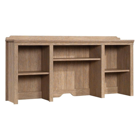 Sauder Rollingwood Engineered Wood 54" Hutch in Brushed Oak Finish