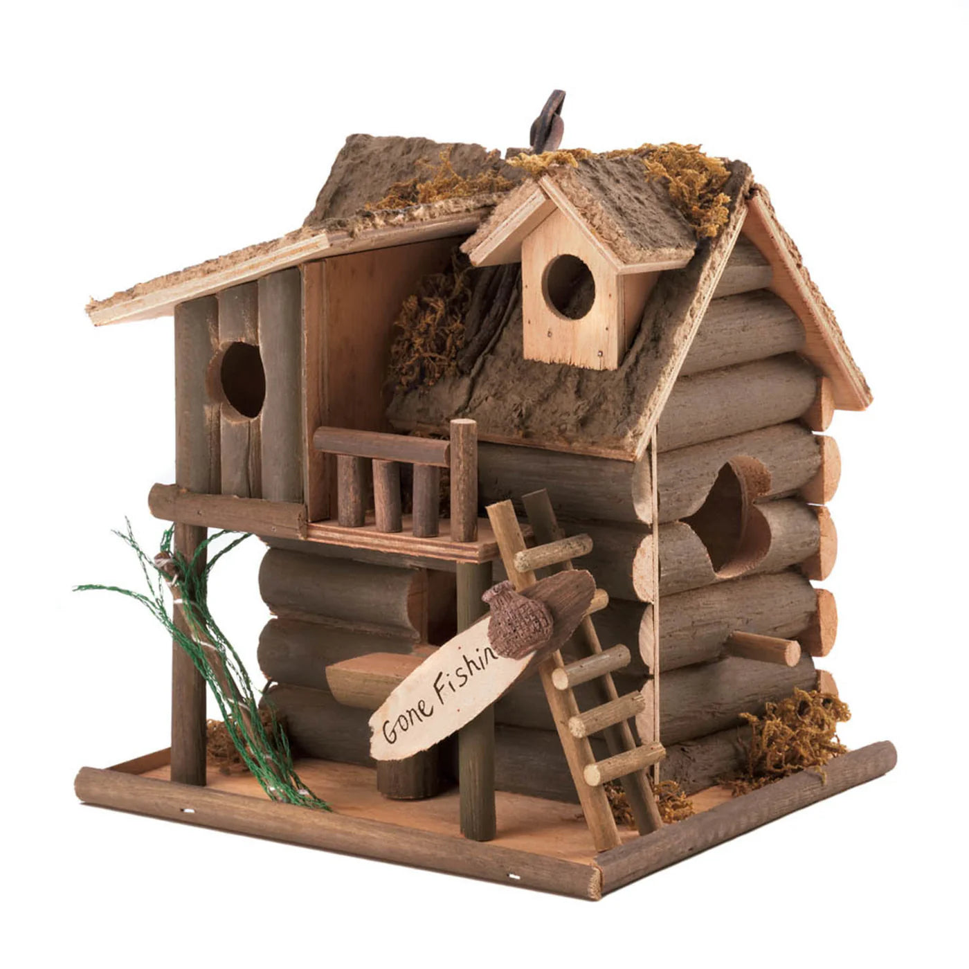 GONE FISHIN’ BIRDHOUSE