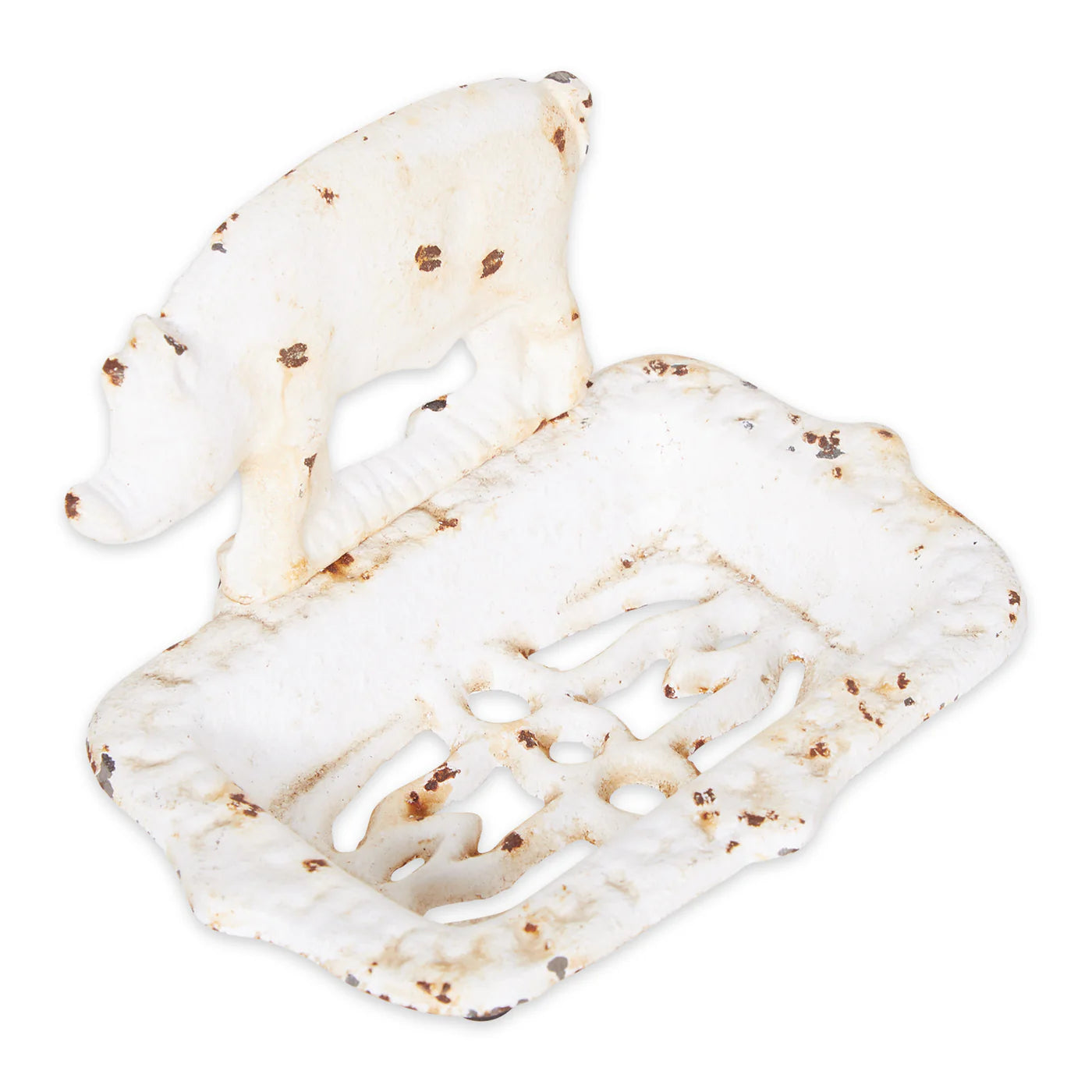 PIG CAST IRON SOAP DISH