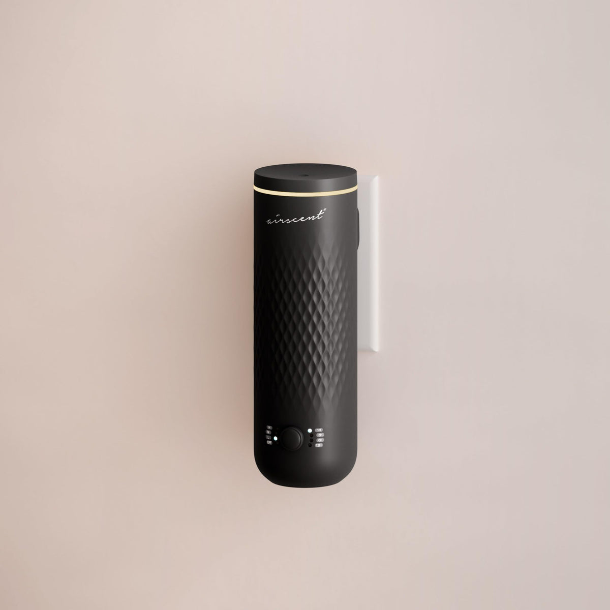 The AirScent Plug in Waterless Diffuser - Color Black - 60 mL Capacity