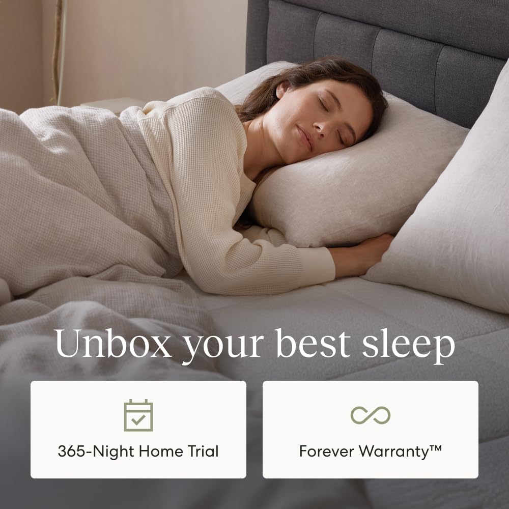 Awara Premier Luxury Hybrid Queen Mattress 12 Inch - Certified Organic Natural Latex - Sustainable New Zealand Wool - Fiberglass-Free - 365-Night Trial