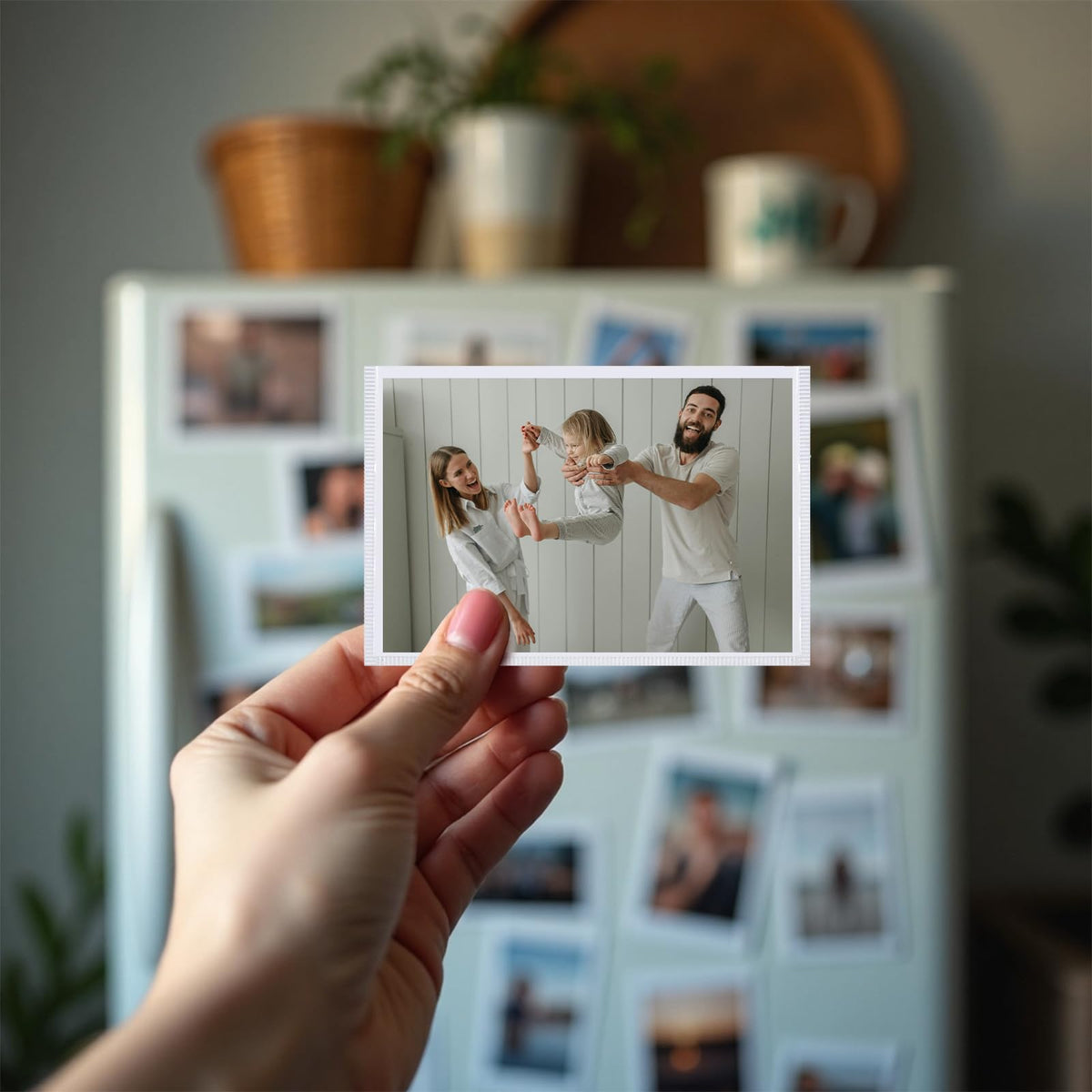 KKJCXY Magnetic Picture Frames for Refrigerator 4x6, 10 Pack White