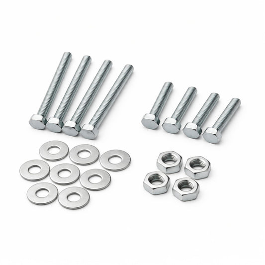 STL Beds Through-Hole Headboard & Footboard Bolt Kit Connector – 2.5” and 4” Bed Rail Hardware for Wood or Metal Beds