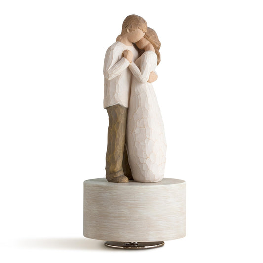 Willow Tree Promise Musical, Rotating Sculpted Hand-Painted Figure