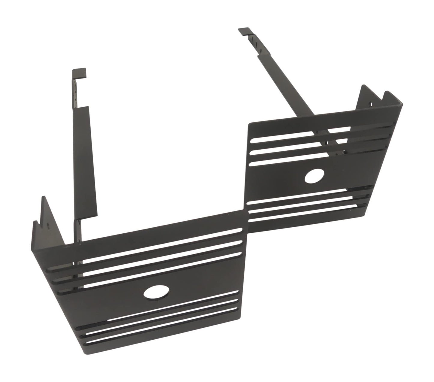Tech Team #928 Extra-Long Universal Footboard/Headboard Extension Bracket Kit – Heavy-Duty Steel, Oversized Mounting Plates for King/Queen/Full Metal Bed Frames