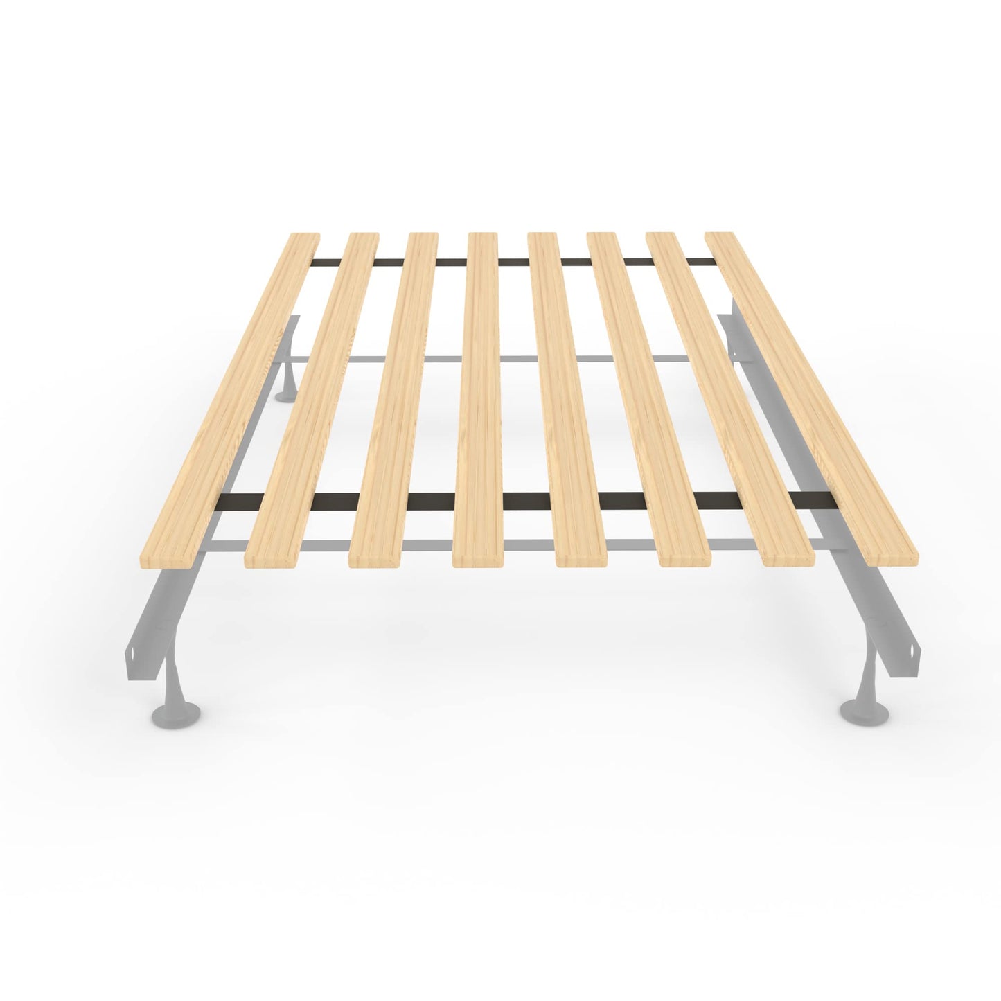 Greaton, 0.68-Inch Vertical Wooden Bunkie Board/Bed Slats, Full XL, Beige