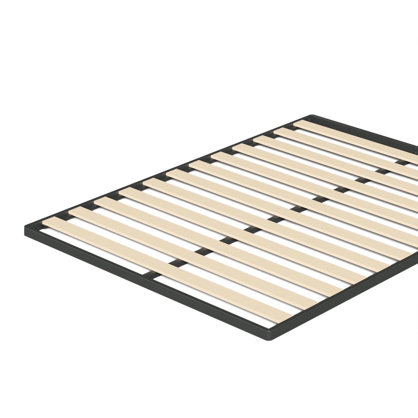 Zinus 1.6 Inch Deepak Easy Assembly Wood Slat Bunkie Board, Full
