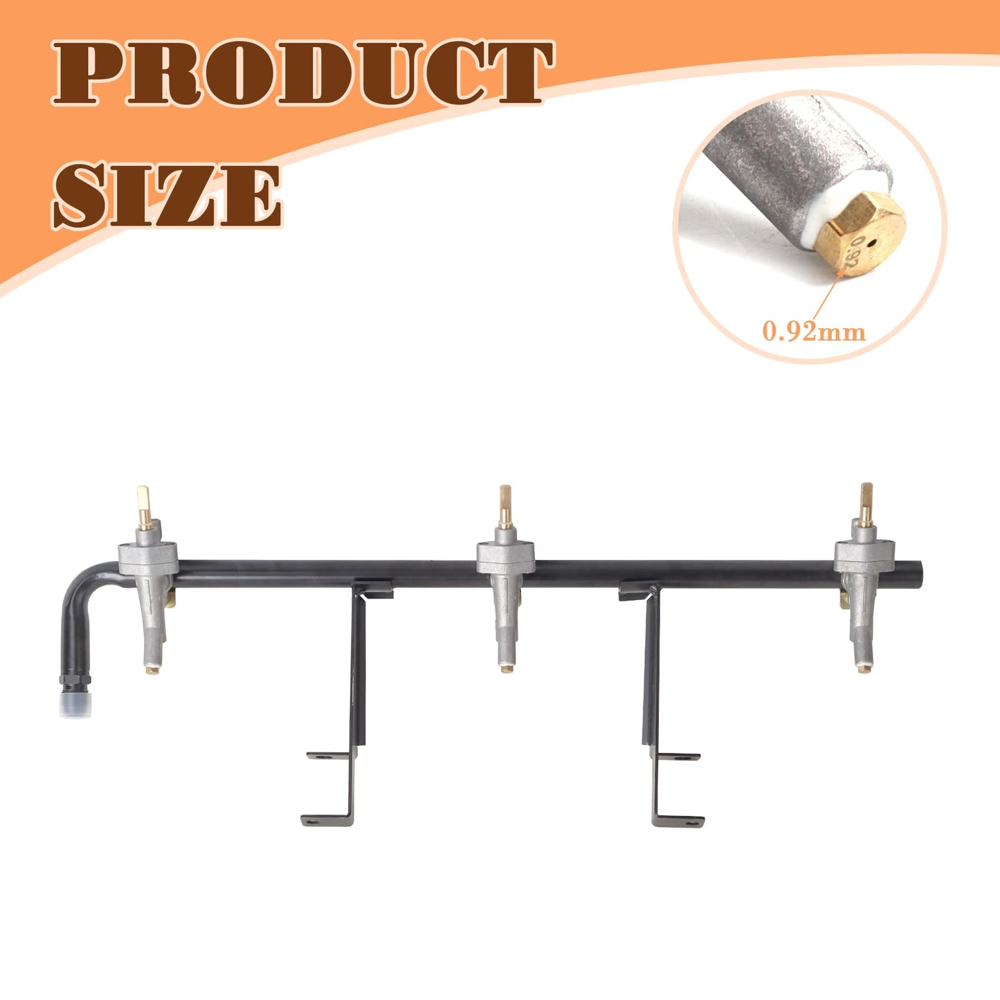 Manifold Valve Assembly Replacement Parts 67033 for Weber Spirit 310/315 Series, Gas Grill Burner Control Valve for Weber Spirit E-310 E-315 S-315 E-310, Replace for 69774 Parts - Propane(LP)