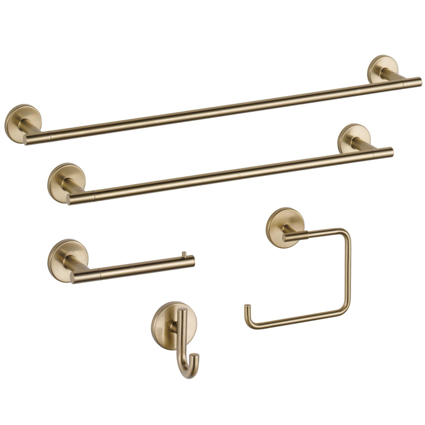 Delta Hand Towel Holder | Square Champagne Bronze Ring for Hanging Towels in Kitchen, Bathroom | Trinsic Accessories