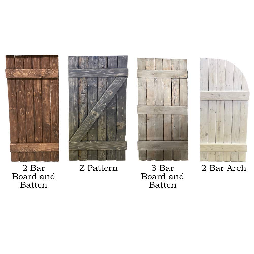 Rustic Farmhouse Decorative Shutters