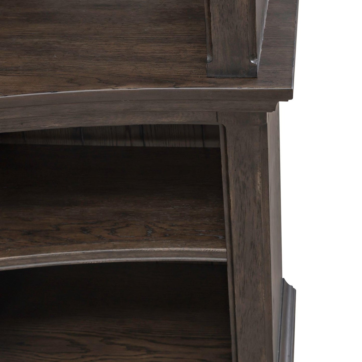 Liberty Furniture Paradise Valley Entertainment Center with Piers for Living Room - Saddle Brown