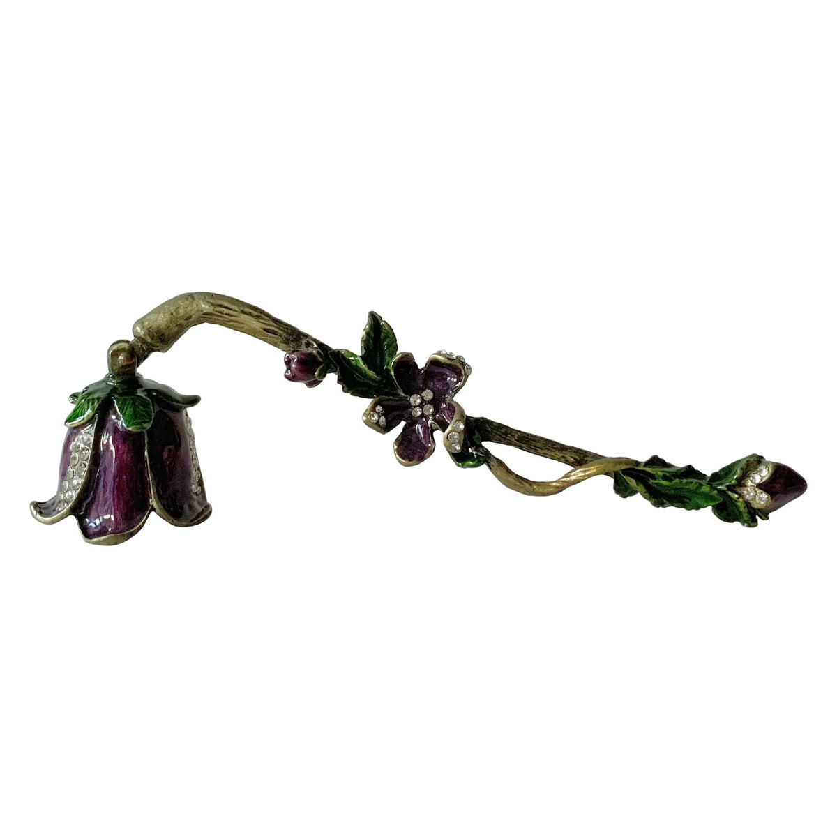 Pasiir Candle Snuffer, Unique Candle Extinguisher Snuffer, Decorative Candle Extinguisher Metal Candle Tool (Purple)