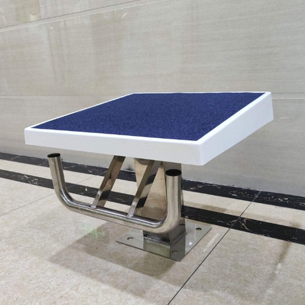 AIBOTY Heavy Duty Swimming Pool Diving Platform, 304 Stainless Steel Non-Slip Diving Boards, 15° Inclined Professional Diving Platform, Load Capacity 600 Lbs/280kg