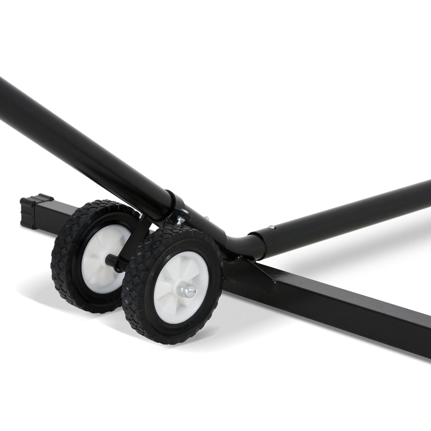 SUNCREAT Hammock Wheel Kit for Hammock Stand, Weather Resistant Portable Universal Stand Wheel for Outdoor Use, Black