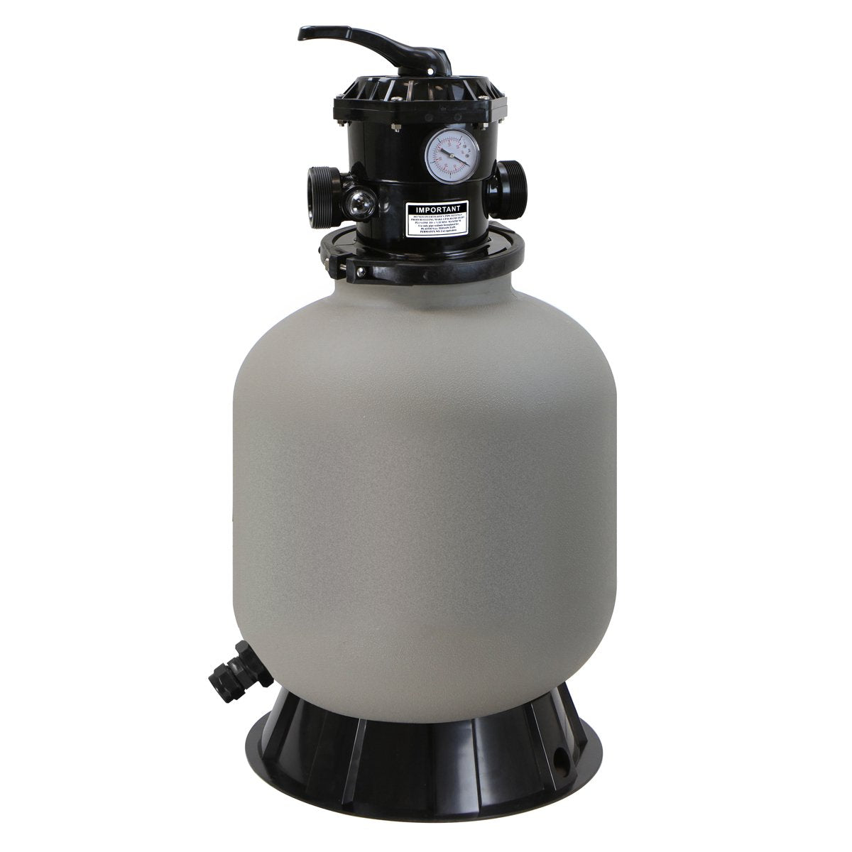 XtremepowerUS 16" Sand Filter for Above/Inground Swimming Pool Media System with Multi Port Valve up to 21,000 Gallons