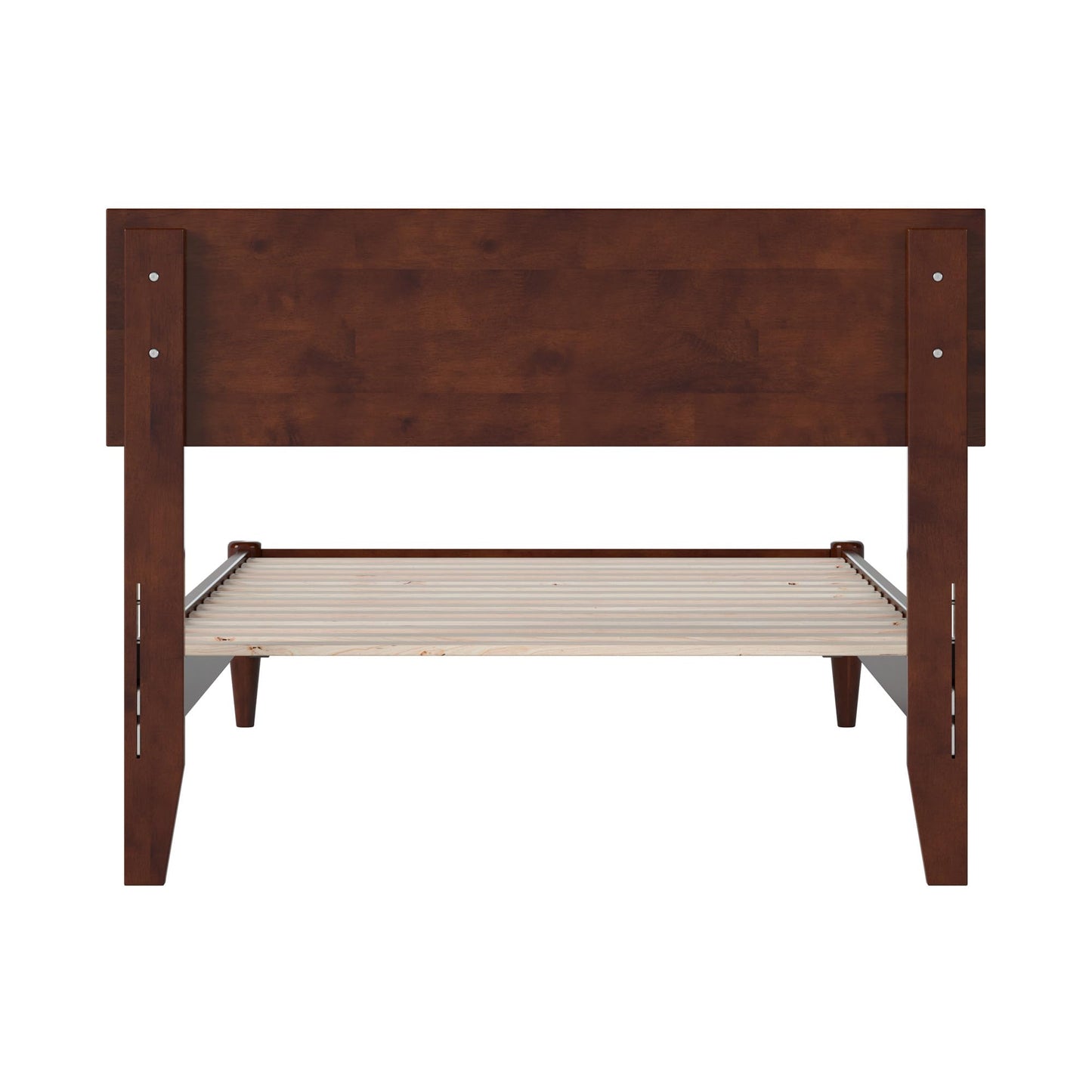 AFI, Aria Twin XL Solid Wood Modern Low Profile Platform Bed, Walnut