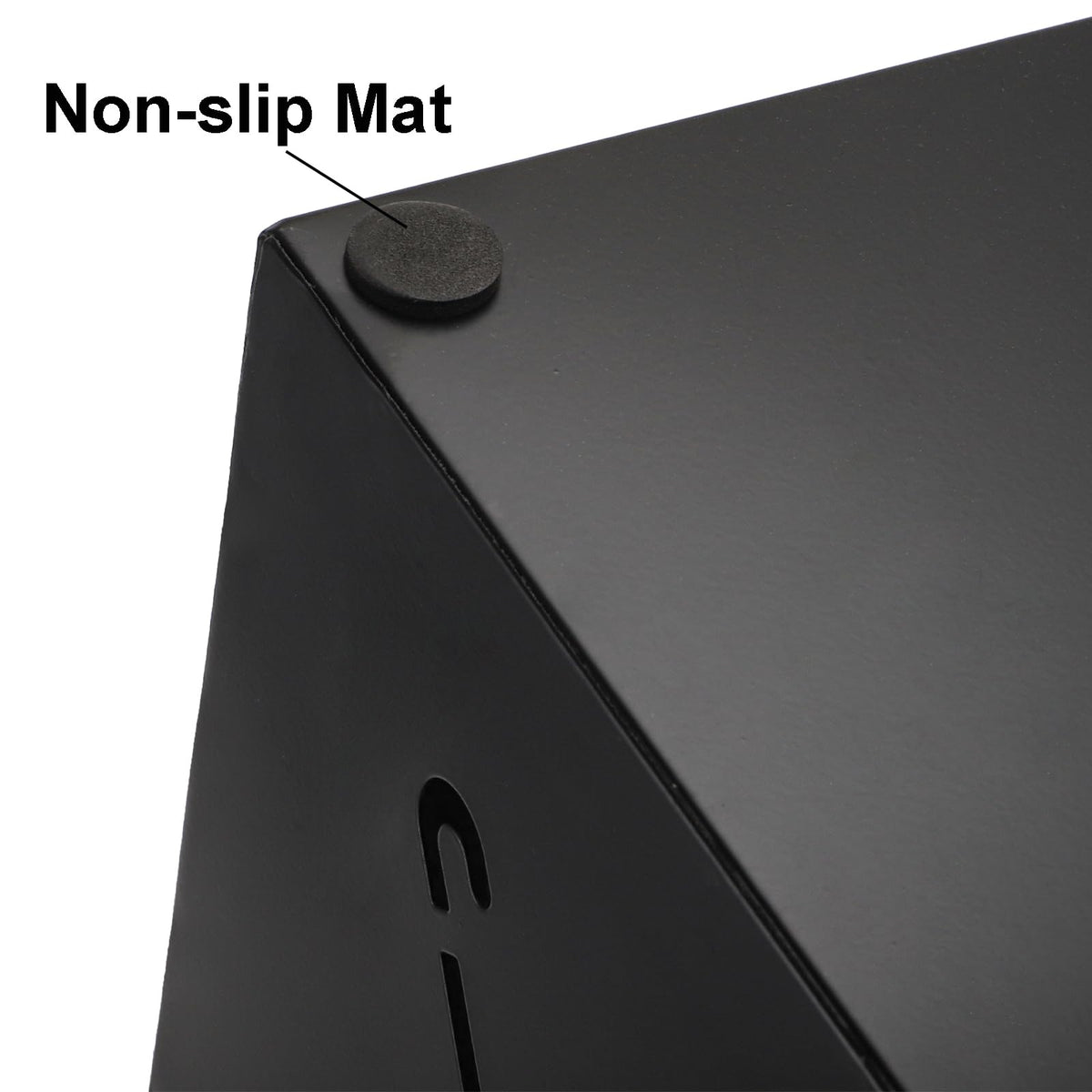 Okllen Metal Umbrella Holder, Square Umbrella Stand Rack for Entryway, 6.3" x 6.3" x 16.5", Black