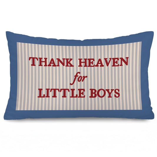 SkyCozy Vintage Baby Boy Nursery Decor 12x20 Pillow Cover