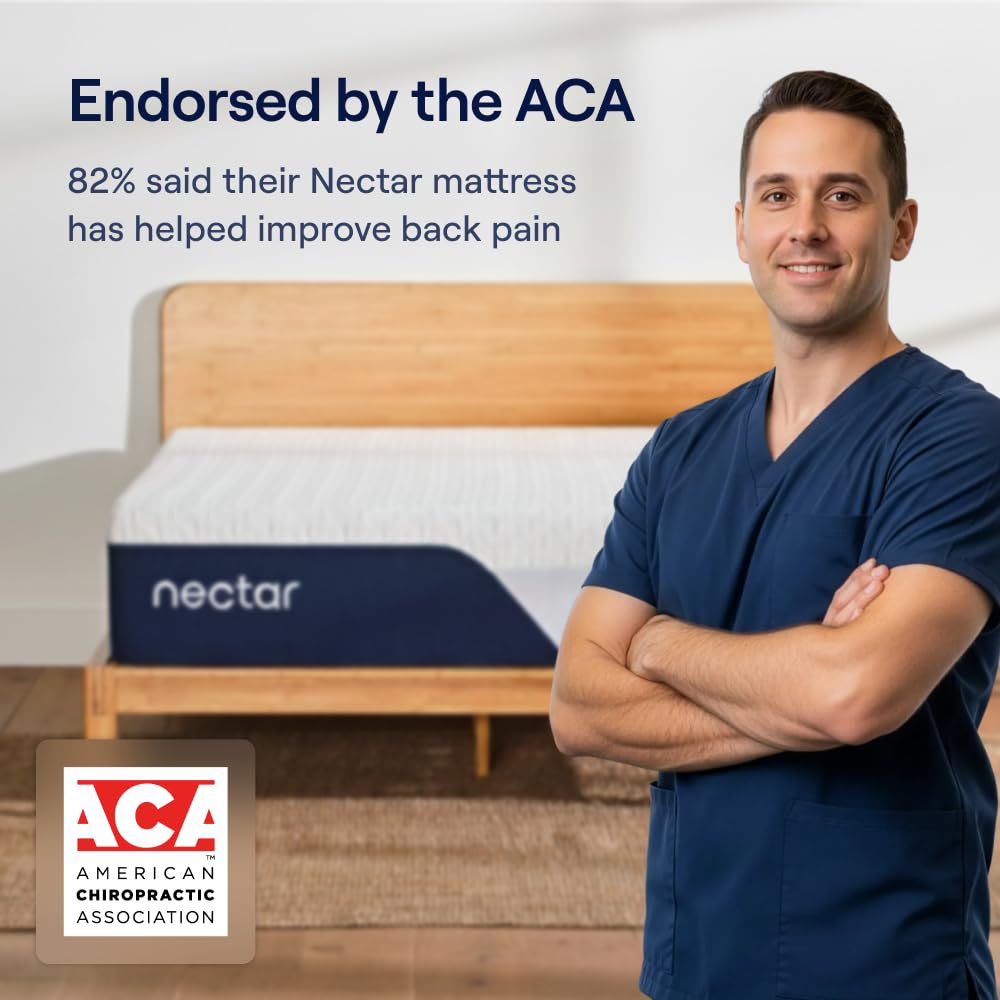 Nectar Classic 12” Twin Mattress - Medium Firm - Contouring Memory Foam - Cooling Top Layer - Back Pain Relief - Mattress in a Box - 365-Night Trial & Forever Warranty