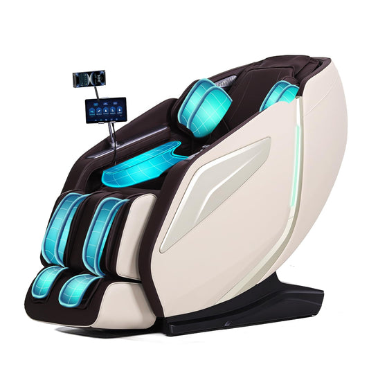 RelaxRelife 4D Massage Chair Full Body Zero Gravity 53" SL Track Recliner