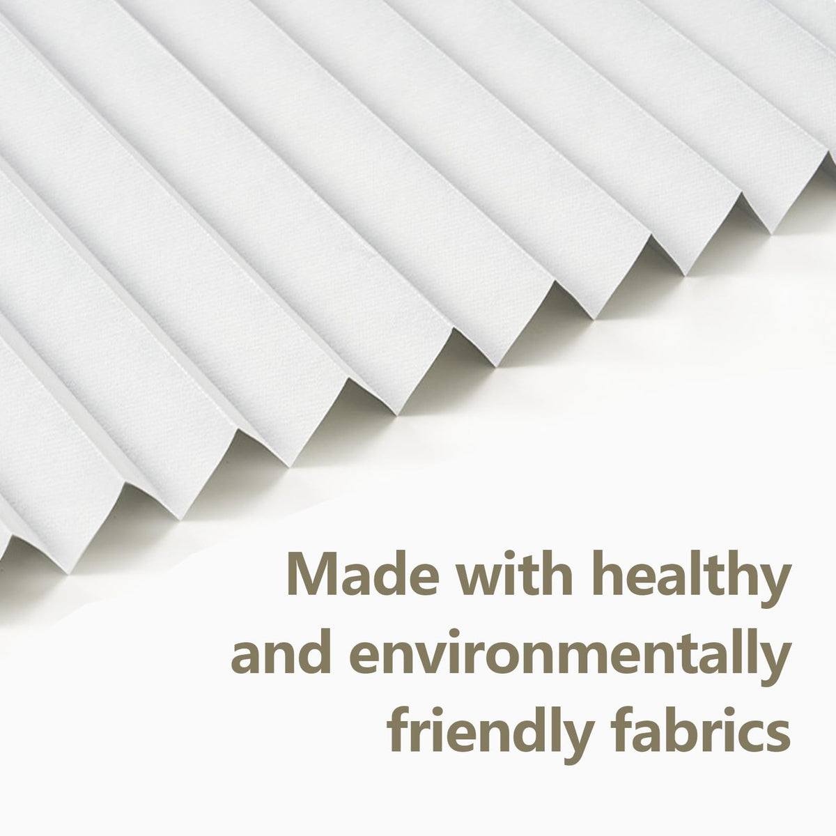 Temporary Blinds for Indoor Windows, Non-Woven Pleated Shades