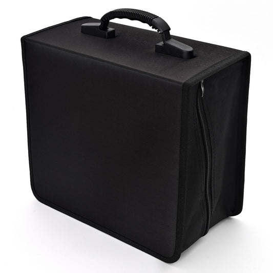 alavisxf xx CD Case, 432 Capacity Nylon Heavy Duty Organizer Wallet for Car