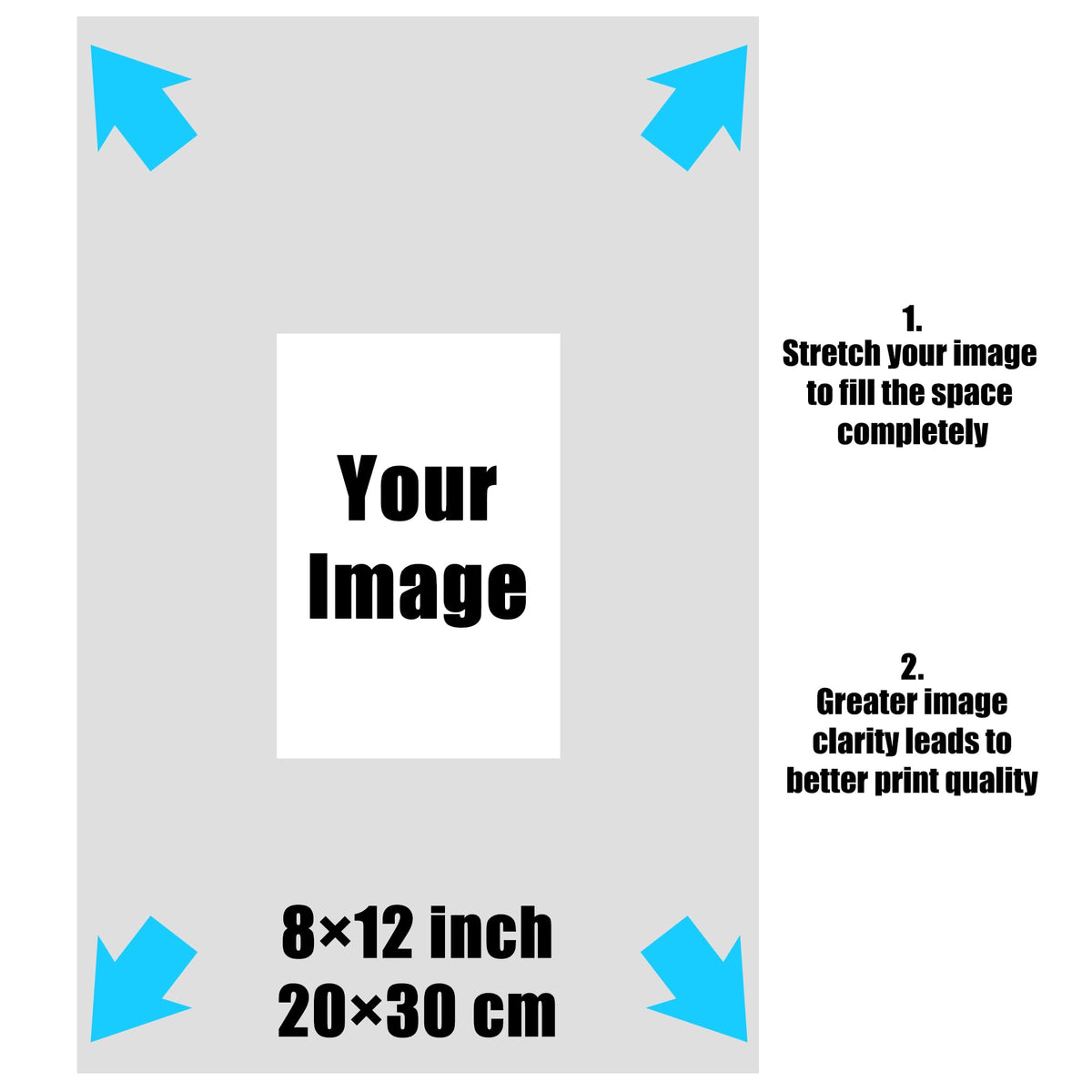 CanvasGarden Personalized Canvas Prints with Your Photos 8''x12''