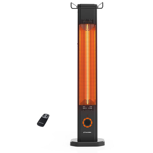 ThermoMate 1500W Electric Patio Heater, Black