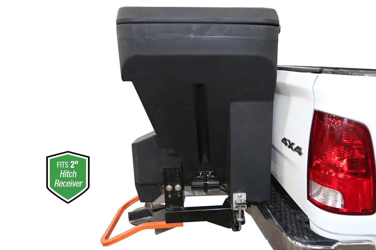 Buyers Products Saltdogg TGS07 Tailgate Salt Spreader, Made In The USA, 11 cu ft/825lb Capacity, Horizontal Auger Feed, Commerial Salt Spreader With Ground or Truck Bed Loading