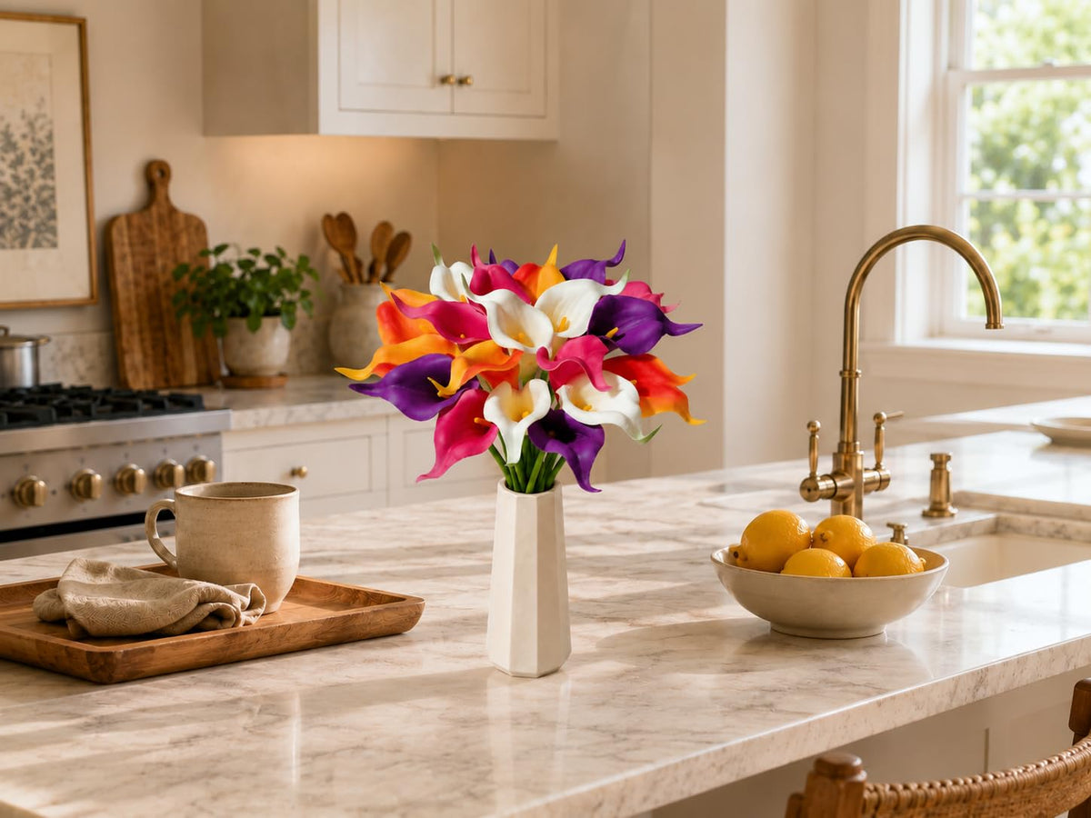 Mandy's 20pcs Colorful Calla Lily Artificial Flowers