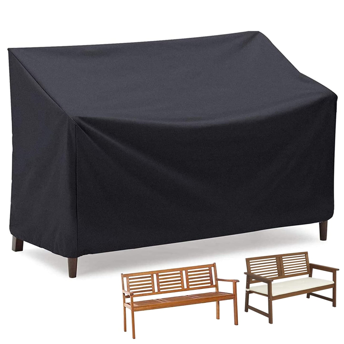 Kingling Outdoor Bench Covers Fits for 50-52 inch Outdoor Garden Bench