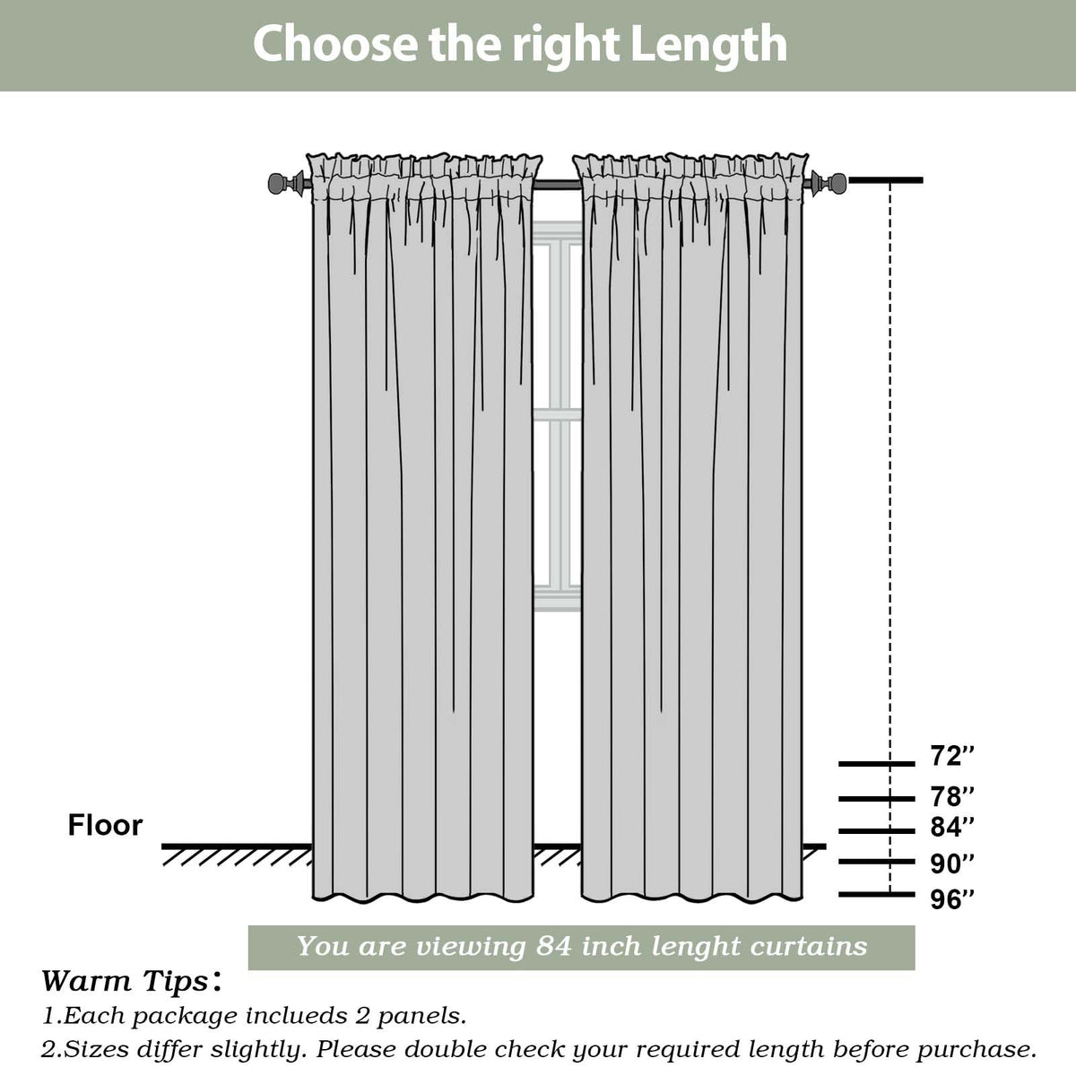 OWENIE White Sheer Curtains 84 inches Long 2 Panels Set for Living Room