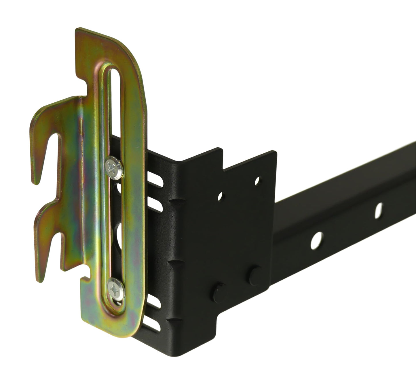 Tech Team #00744 Head and Foot Board Hook Set, Attach a Headboard and Footboard to a Metal Bed Frame, Set of 4, Hardware Included